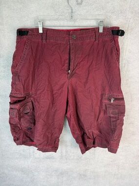 Kuhl Men's Cargo Shorts in Burgundy - Classic Utility Style